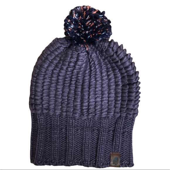 The North Face Accessories - THE NORTH FACE PURPLE KNIT HAT